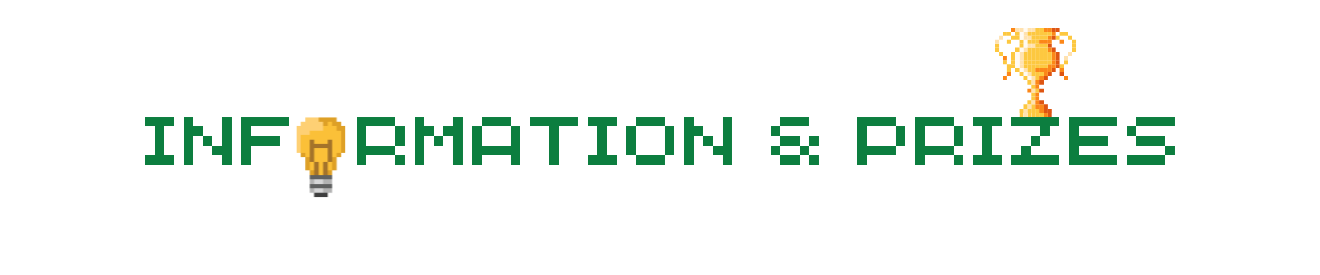 Decorative Banner for Information and Prizes