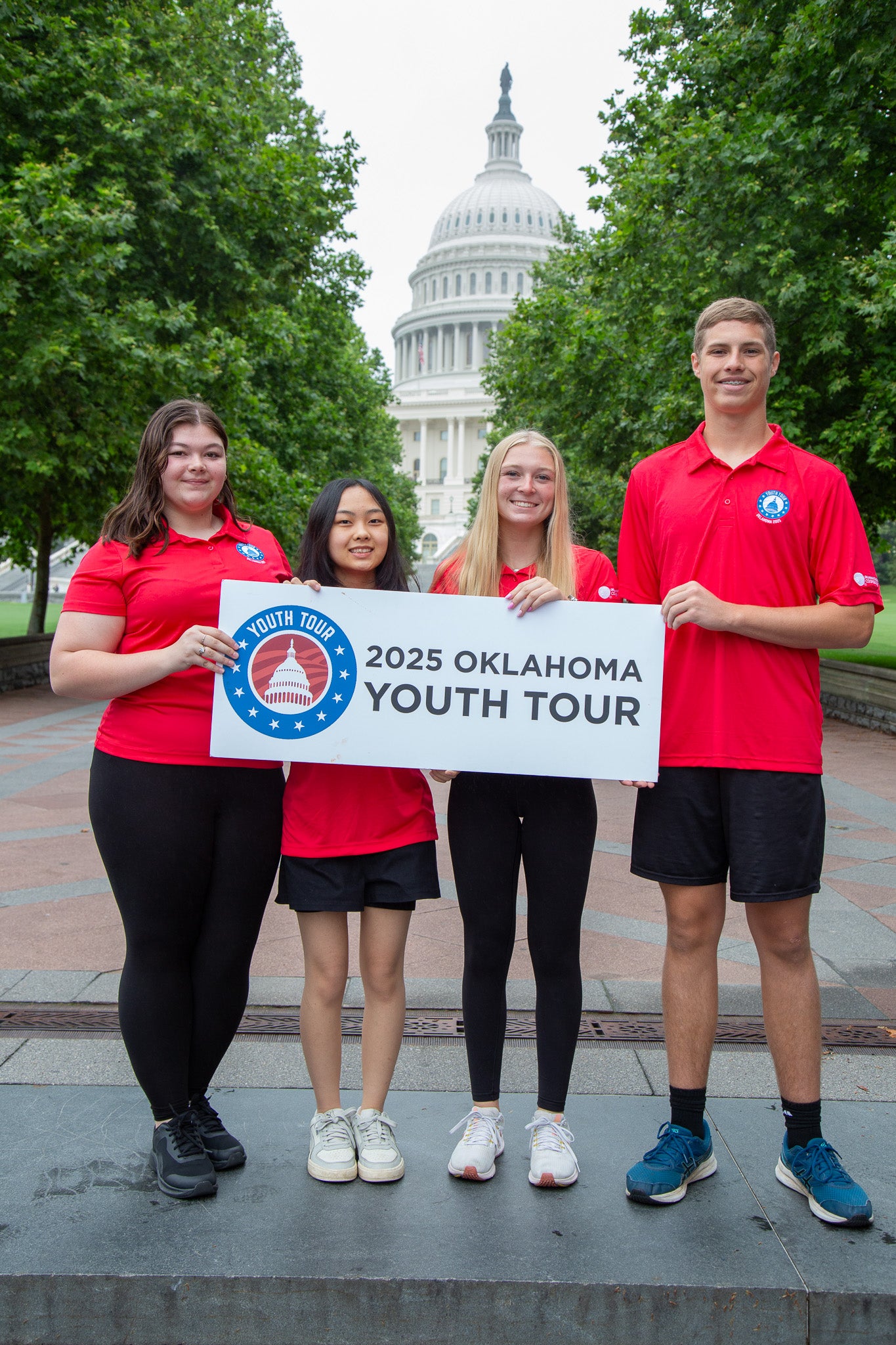 2025 Youth Tour participants.