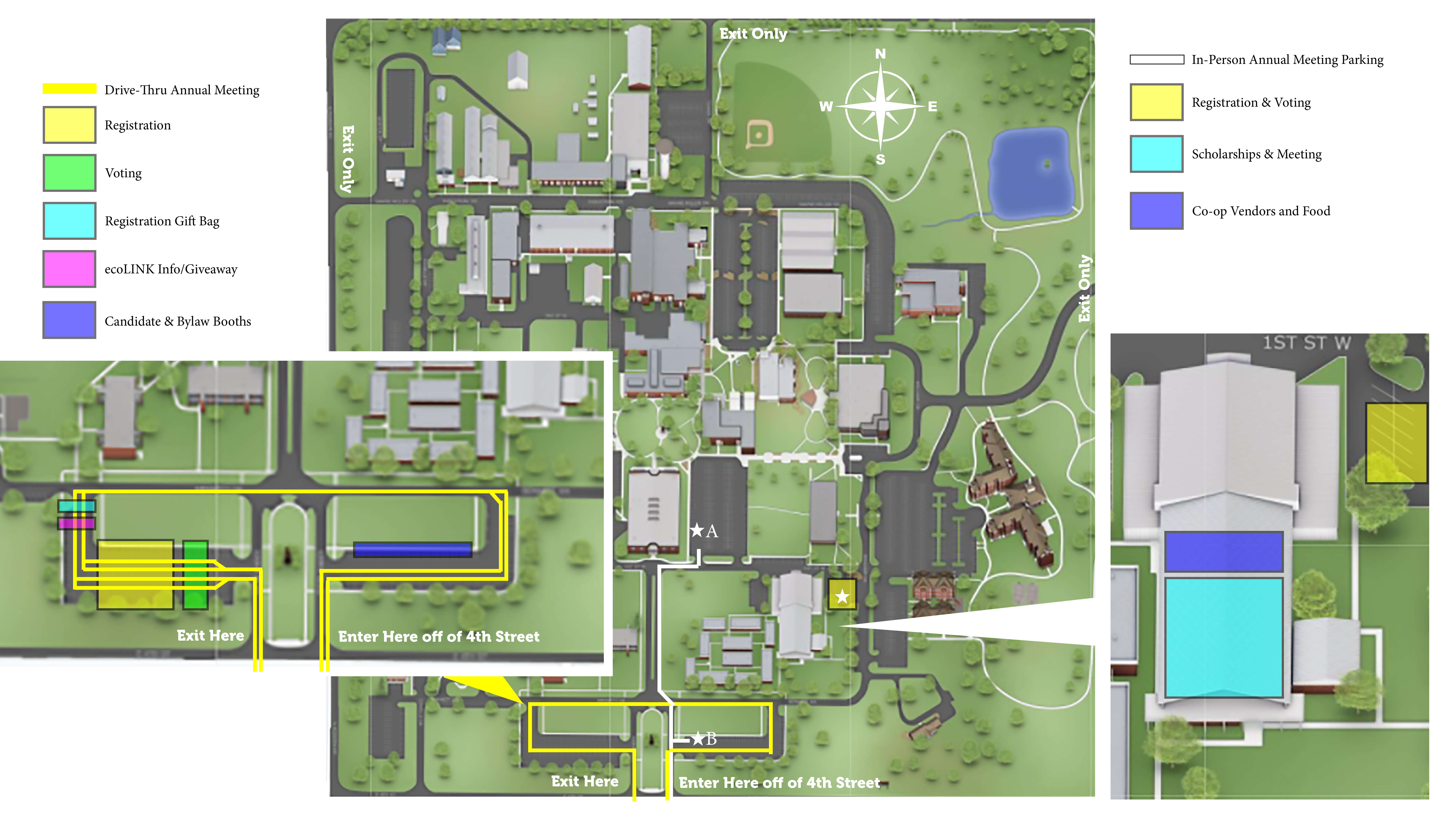 2024 Annual Meeting Map