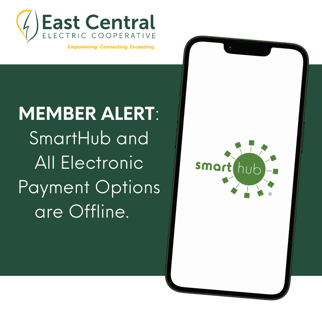 Image was used on social media April 4th to announce outage.
