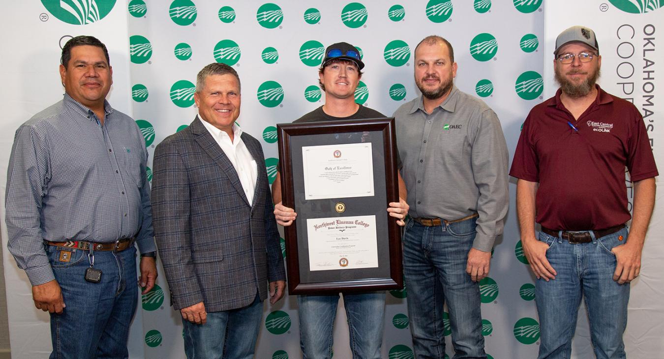 Lee Davis Journeyman Graduation Photo
